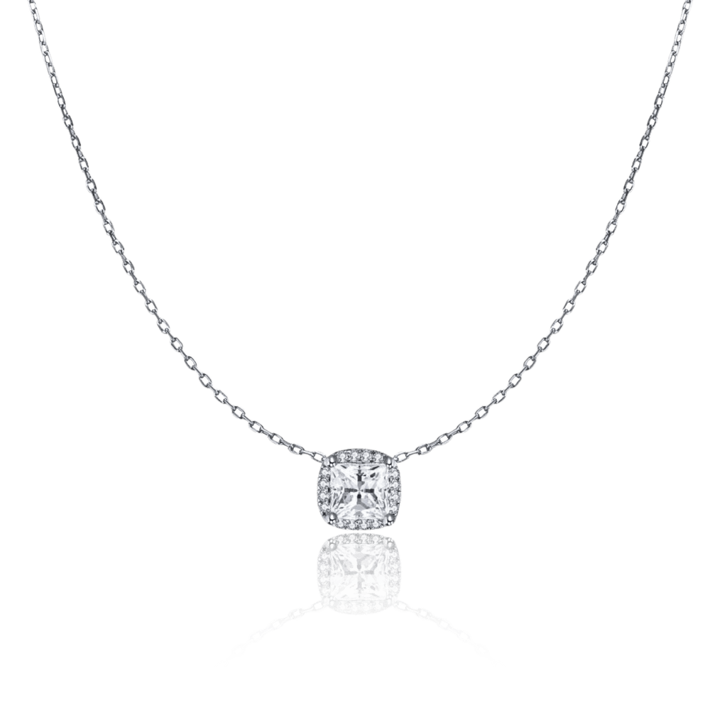 Collar Circonita Cuadrada