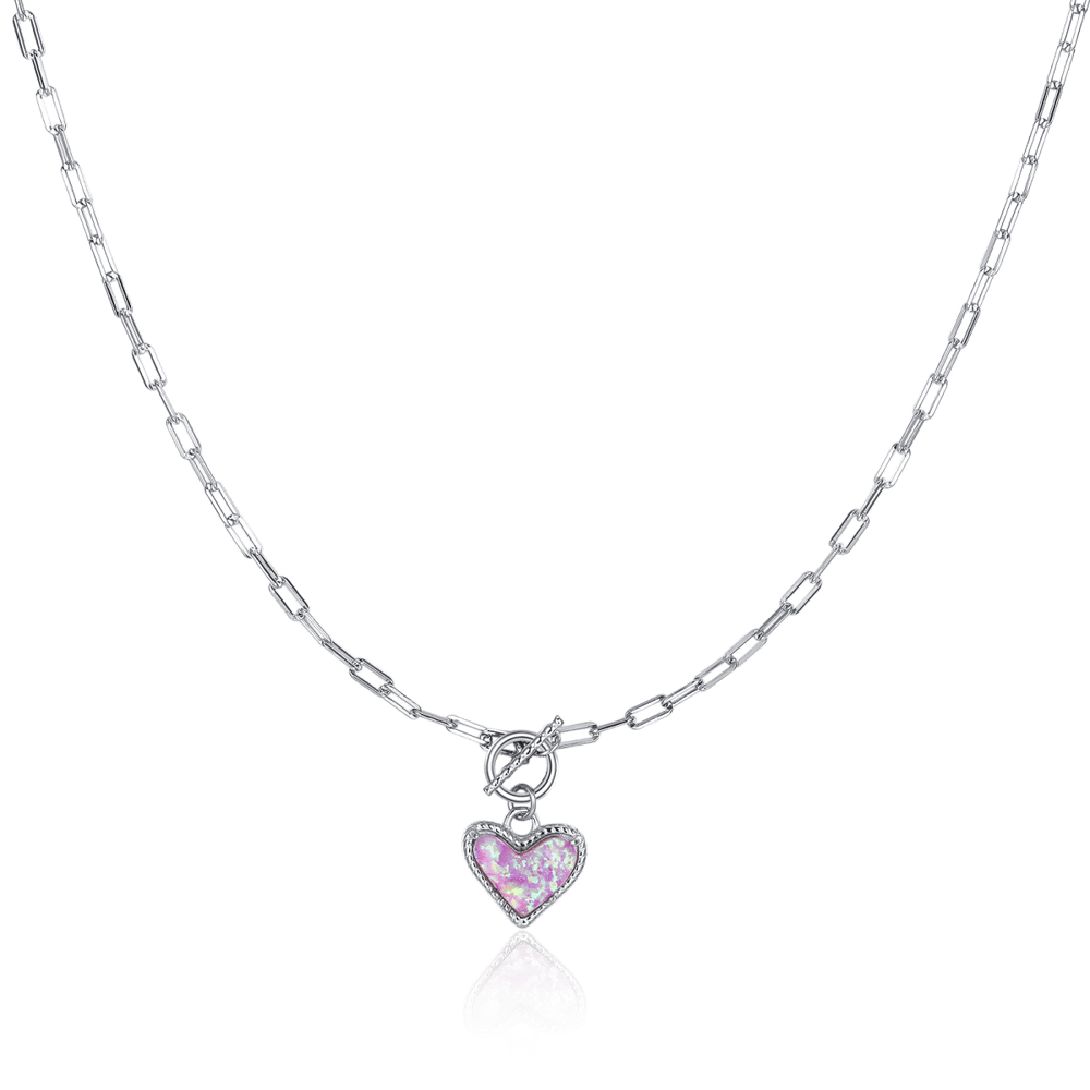 Collar Corazón Mineral