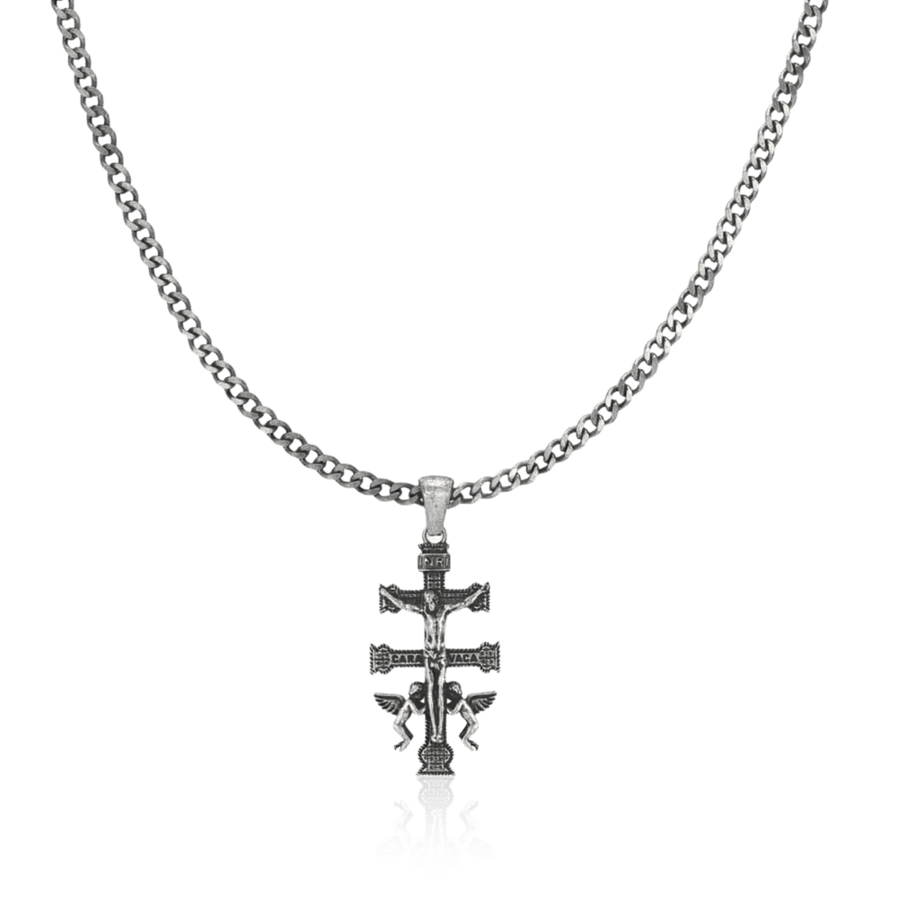 Collar Hombre Cruz de Caravaca