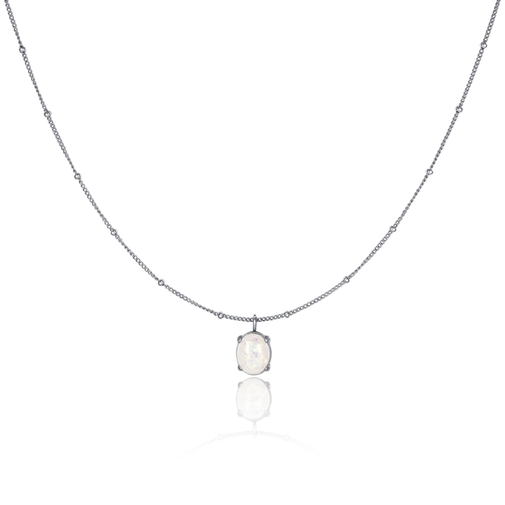 Ópalo Iridiscente Necklace