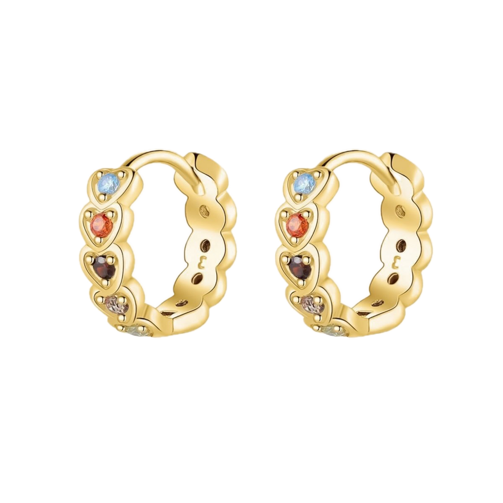 Corazones Exóticos Earrings