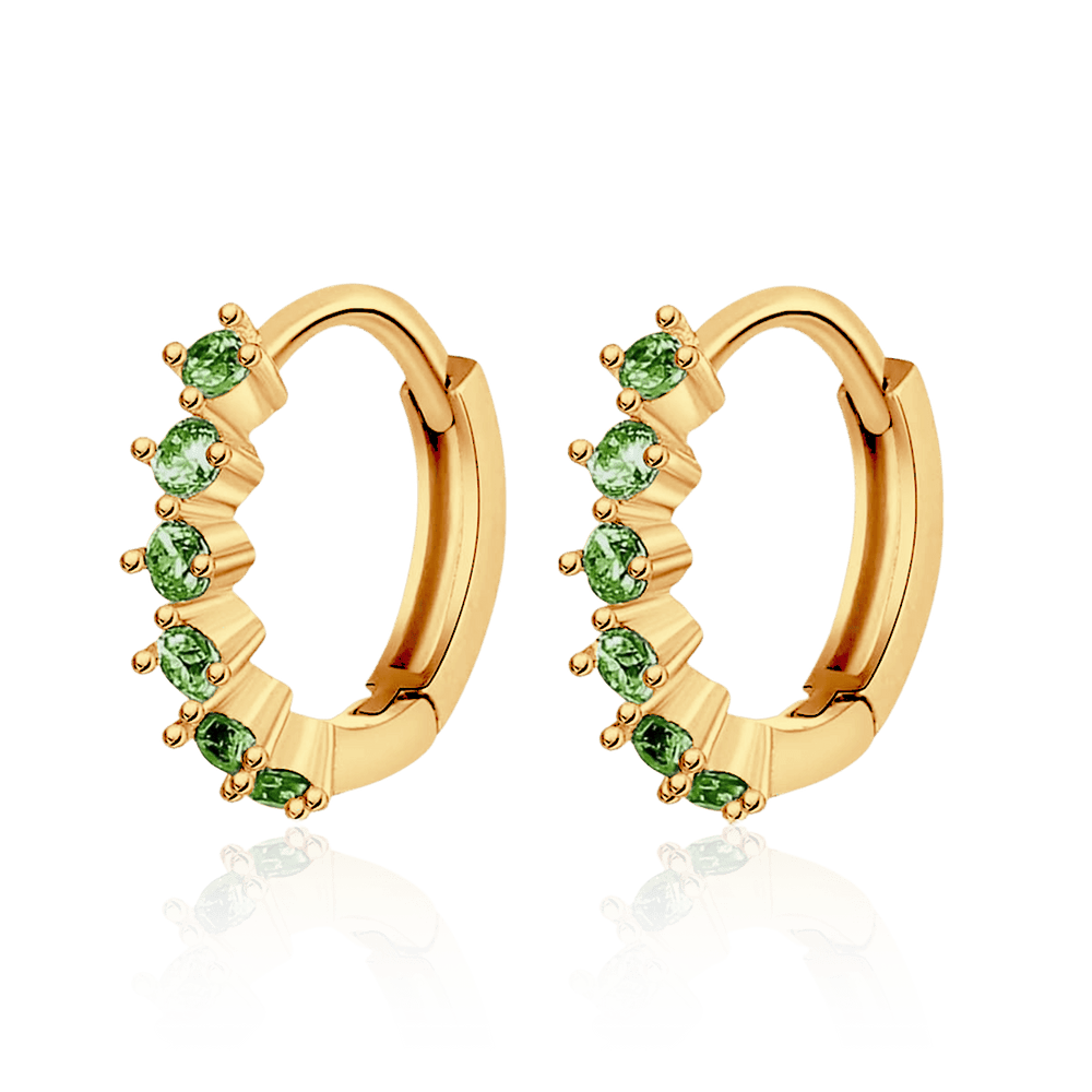 Pendientes Greenish Pink