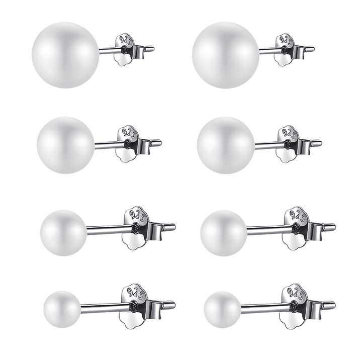 Pendientes Perla Coraza