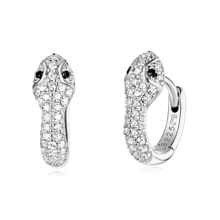 Pendientes Silver Snake