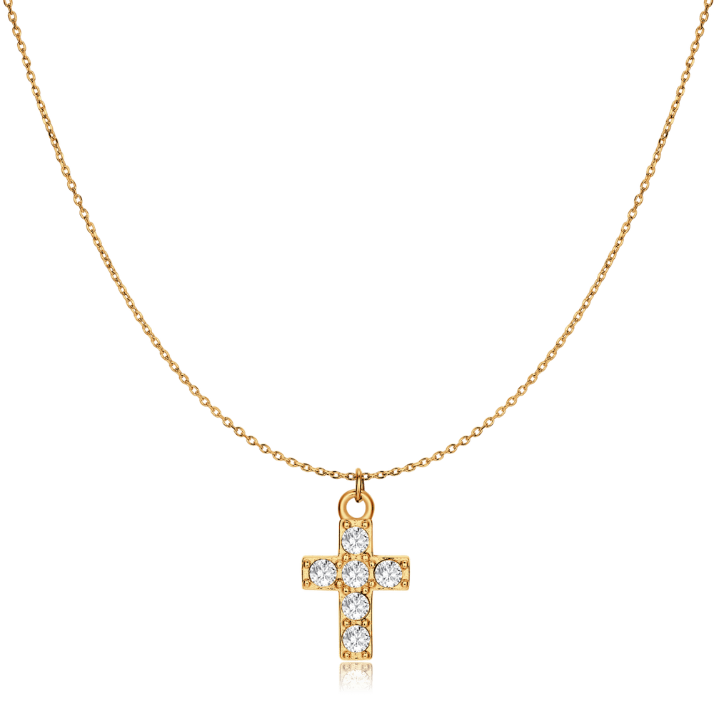 Clásica Cross Necklace