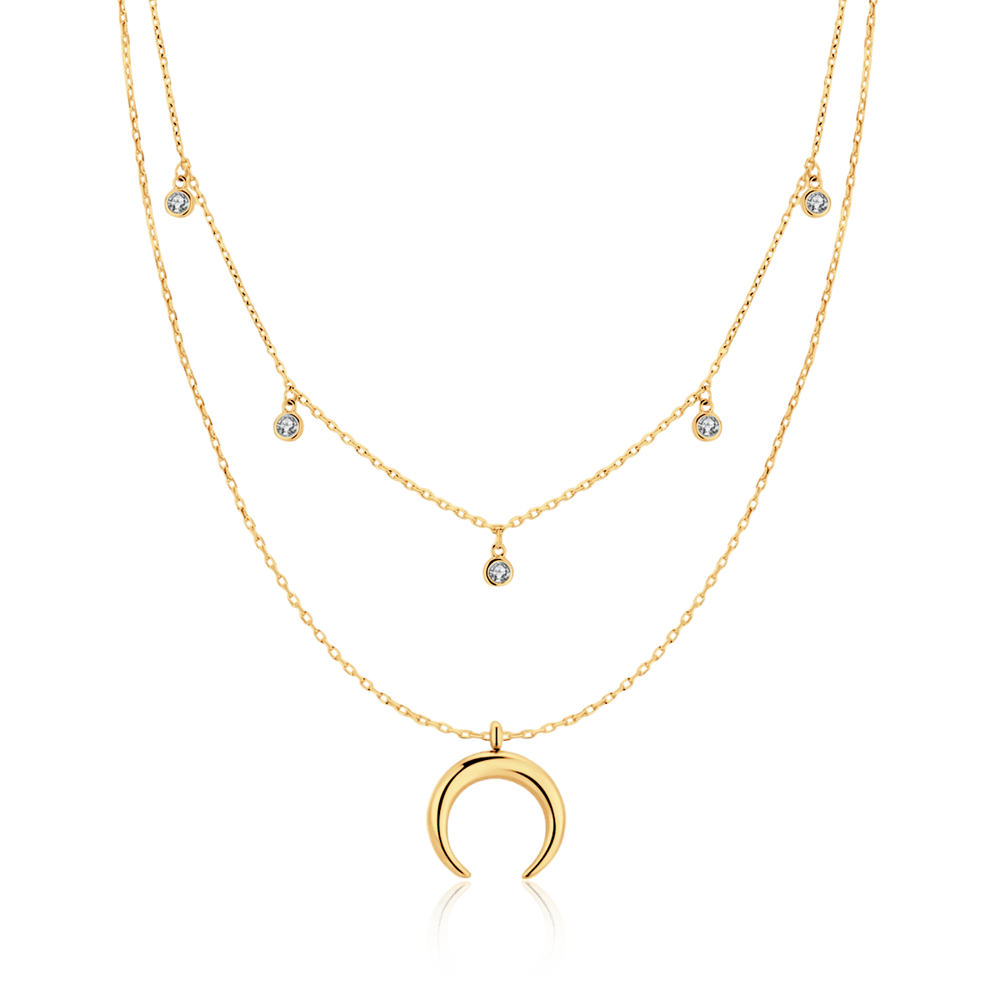 Media Luna Circonita Necklace