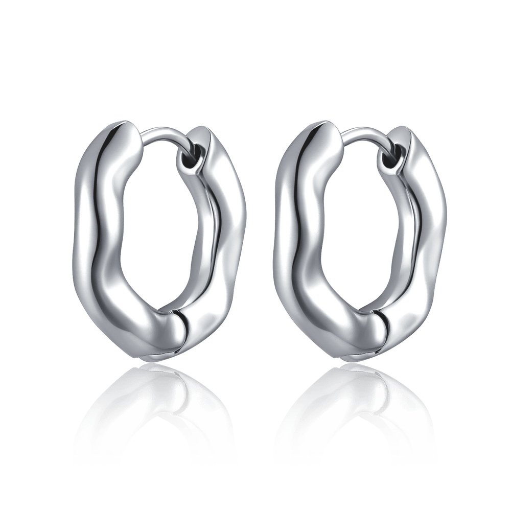 Pendientes Aros Ondas Sutiles