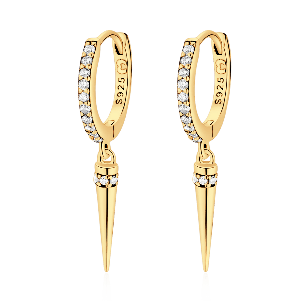 Pendulum Hoop Earrings