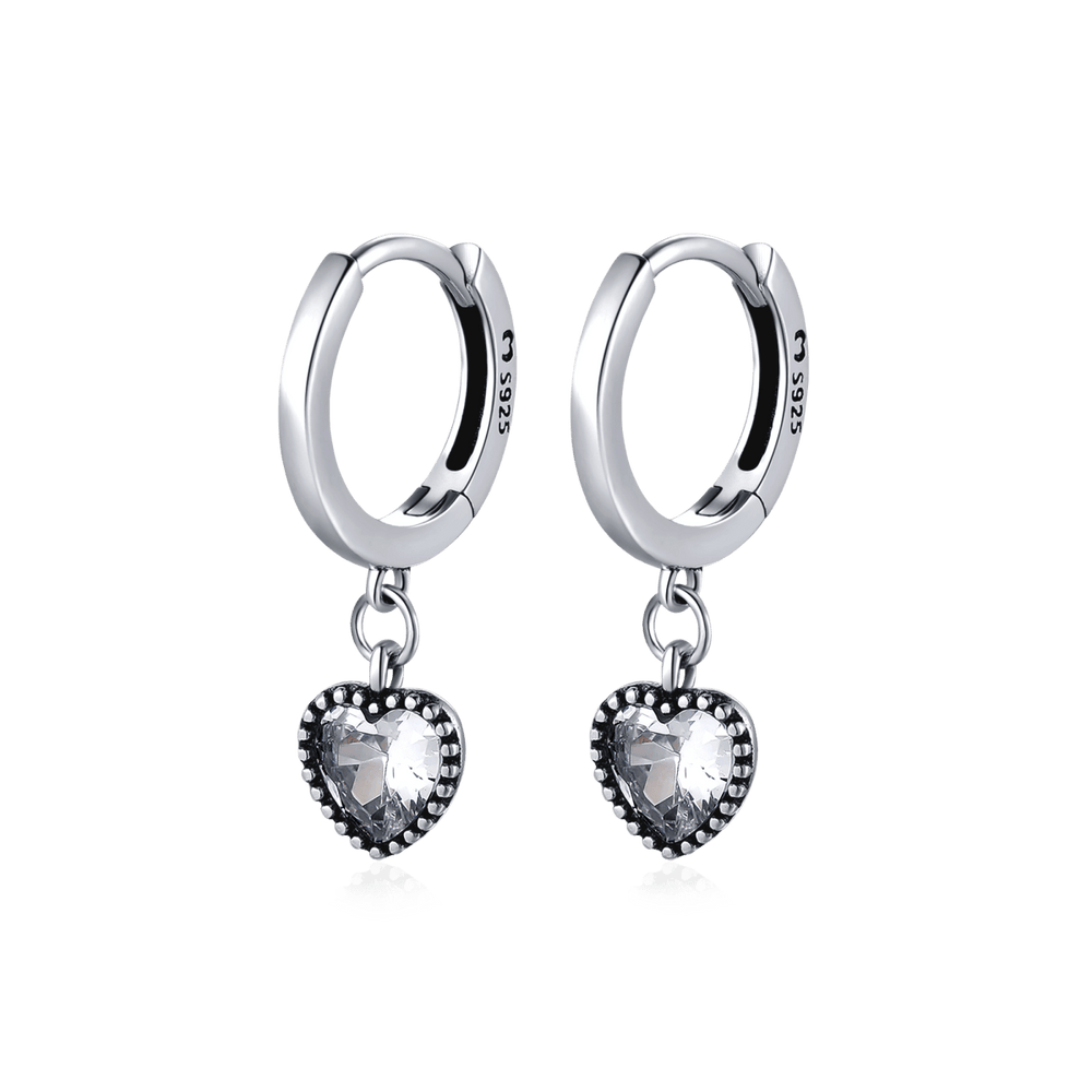 Pendientes Corazón Cristal