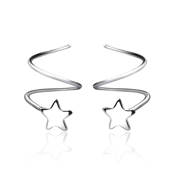 Pendientes Estrella Espiral
