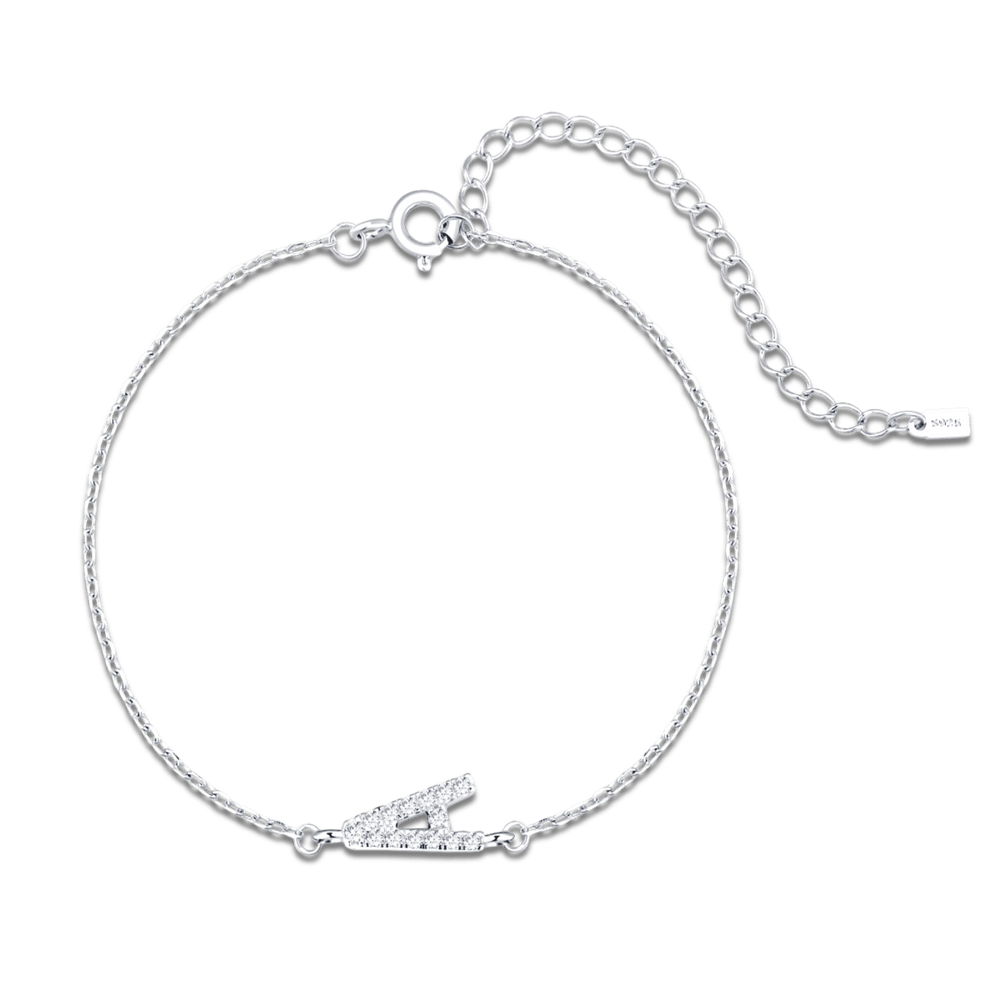 Pulsera Alpha Letters Brillo