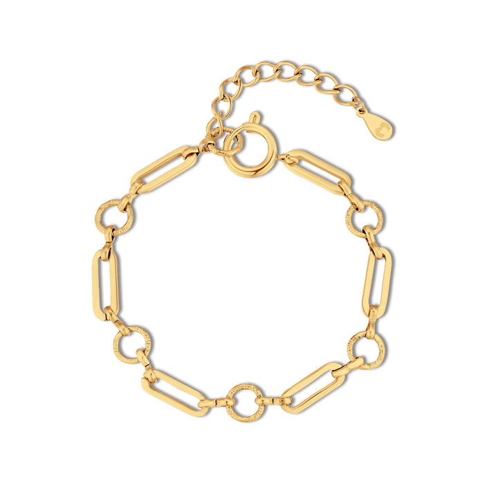 Eslabón y Círculo Bracelet