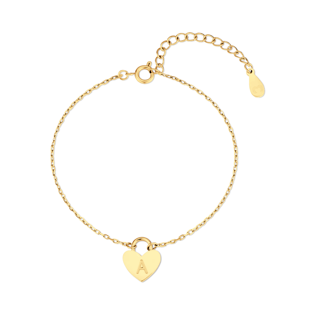 Corazón Initial Bracelet