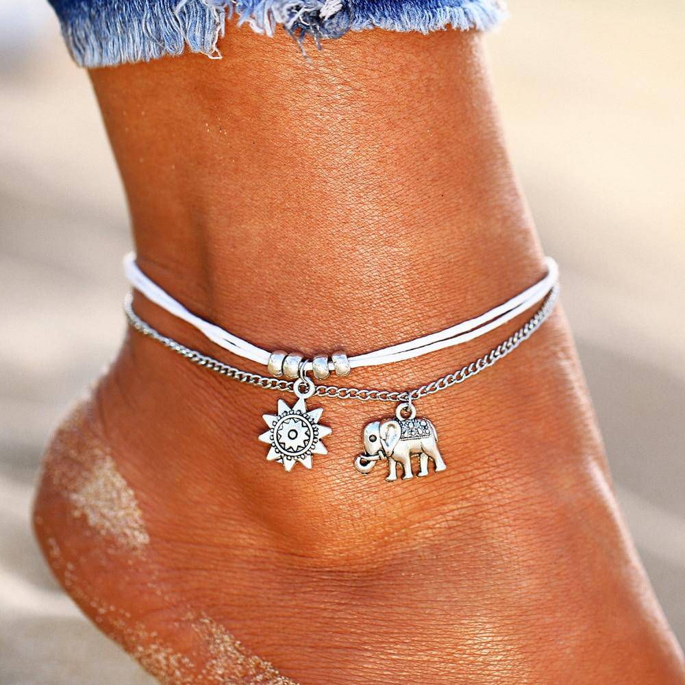 Elephant-Sun Anklet