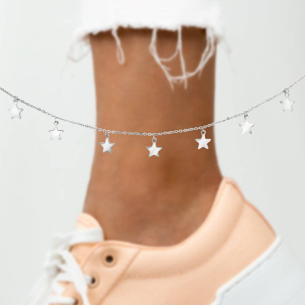 Lluvia Estrellada Anklet